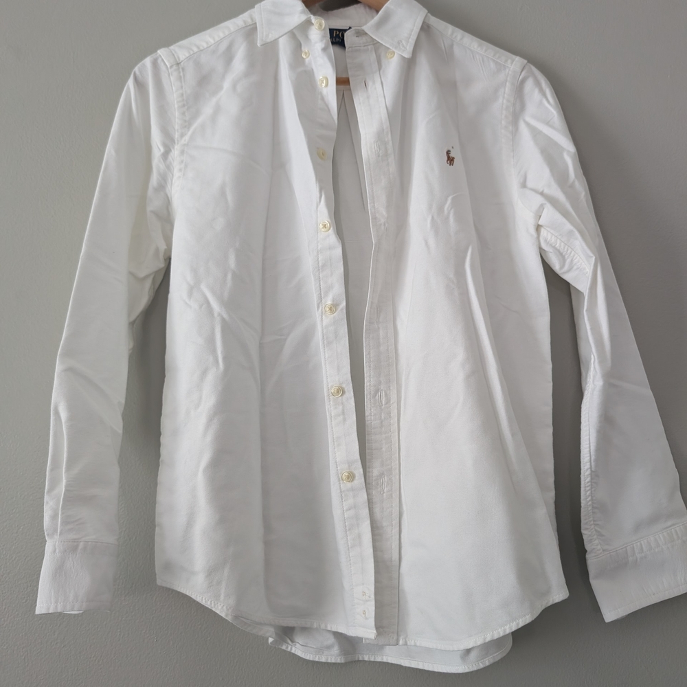 Polo by Ralph Lauren White Button Down Shirt